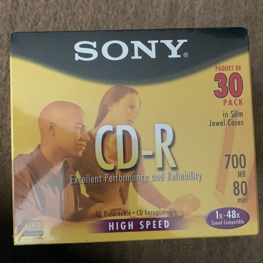 Sony 30 pack CD-R new in box